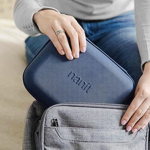 Nanit Travel Pack – Protective Compact Hard Case for Nanit Pro Smart Baby Monitor Plus Portable Flex Stand Accessory (Camera Not Included)