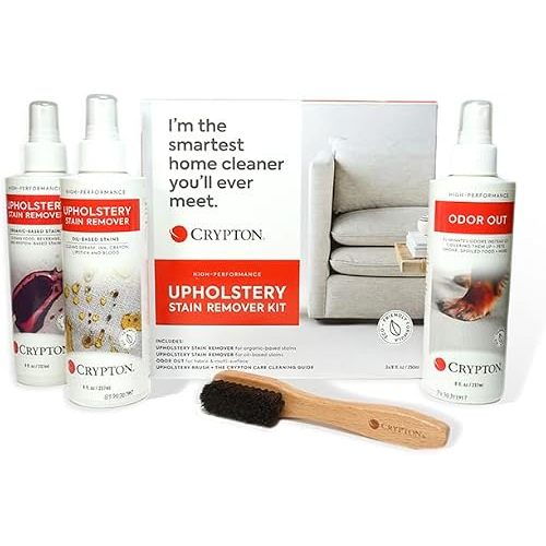 Crypton Upholstery Gold and Purple Stain Remover Kit with Odor Out Deodorizer (8 fl. oz.)