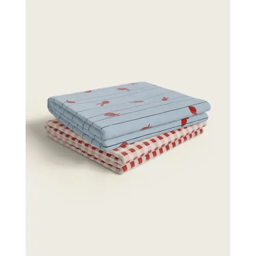 Riverside Picnic Crib Sheet Set
