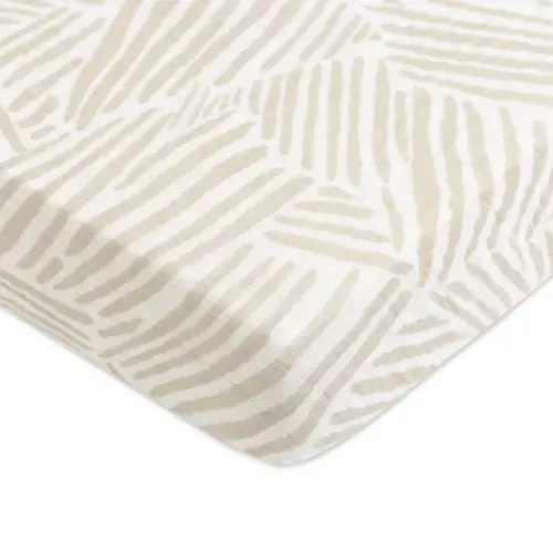 Mini Crib Sheet, Certified Organic Muslin Cotton