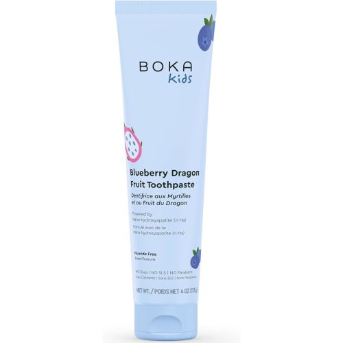 Boka Kids Toothpaste - Fluoride Free Nano Hydroxyapatite Toothpaste