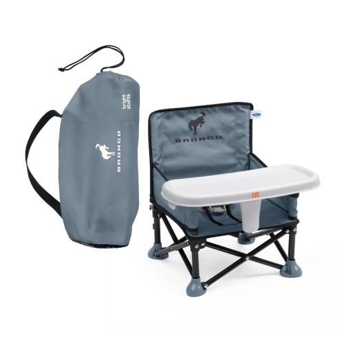 Bright Starts Pop N Sit Portable Booster Seat - Ford Bronco Gray