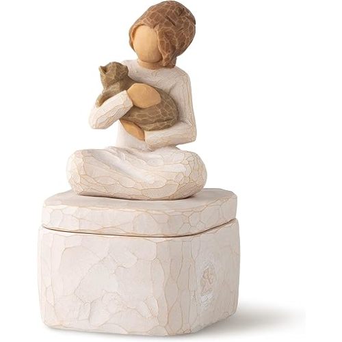 Willow Tree Kindness (girl) Keepsake Box, sculpted Hand-Painted Keepsake Box