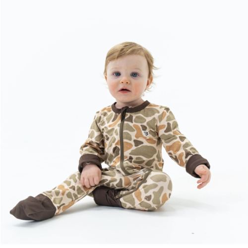 Baby Zip Up - Venado Camo – BURLEBO