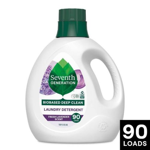 Seventh Generation Liquid Laundry Detergent Soap - Fresh Lavender Scent - 135 fl oz