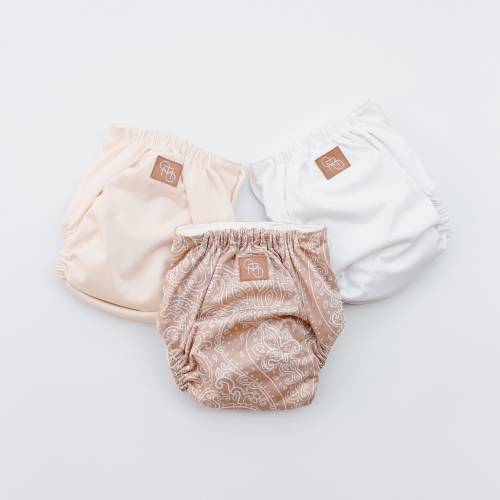 One Size Bundle | Set of 3 | All in One Cloth Diaper | Snap in AIO | The Simple Mami