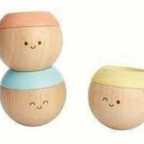 Plan Toys Sensory Tumbling Pastel - Montessori Wooden Toy - The Natural Baby