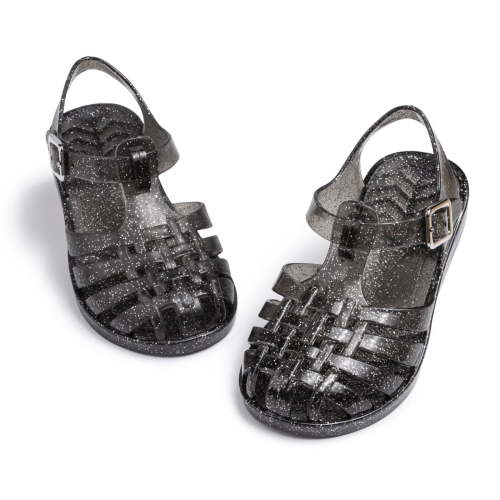 Kannior Toddler Girls Jelly Sandals Soft Rubber Sole Closed Toe Summer Shoes Mary Jane Dress Princess Flat