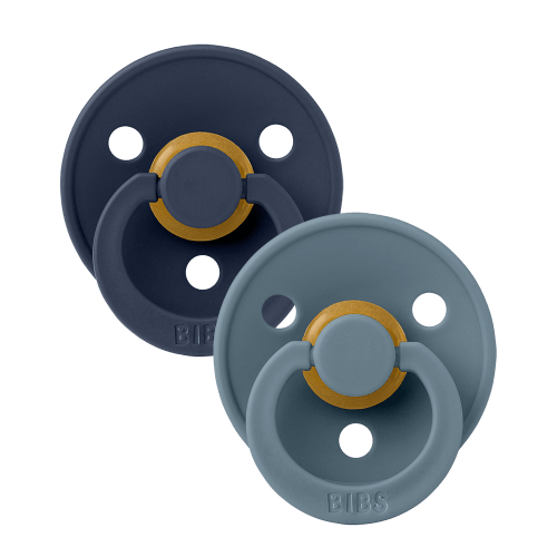 Colour Pacifiers 2 Pack - Deep Space/Petrol