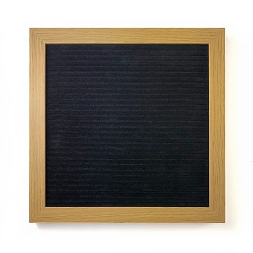 Cosco Message Board Indoor Sign, 10" x 10", Black/Brown (098522)