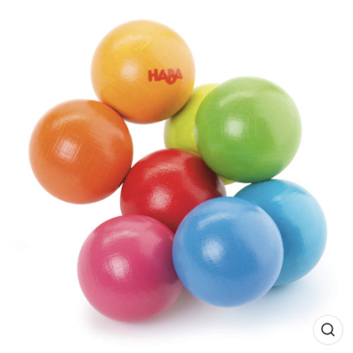 Magica Wooden Baby Rattle & Clutching Toy | HABA USA