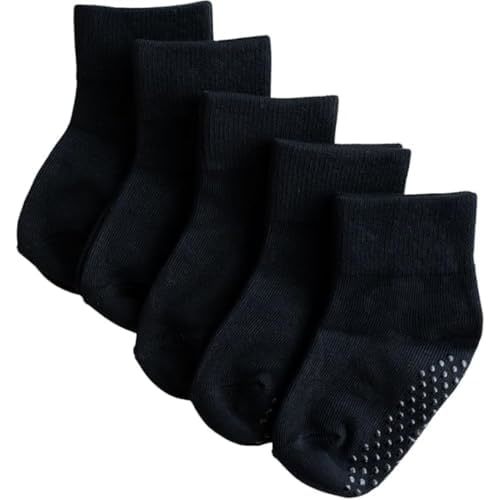 KYTE BABY Quarter Socks Combo 5-Pack w/Grips