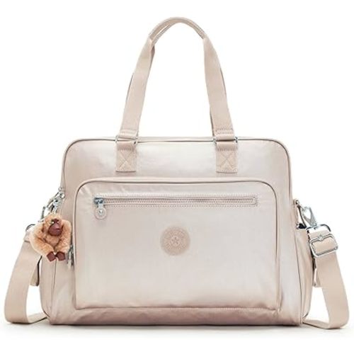 Kipling Alanna Metallic Diaper Bag Quartz Metallic