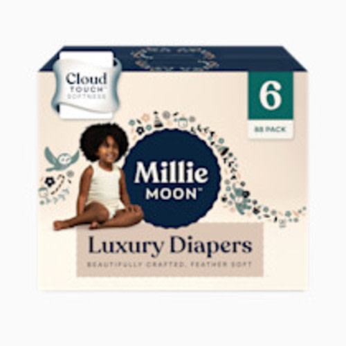 Millie Moon Luxury Diapers - Size 6, 88 Count