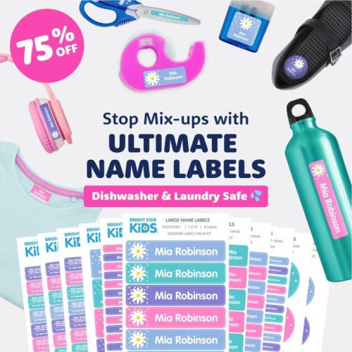 The Ultimate Sticker Name Labels Pack