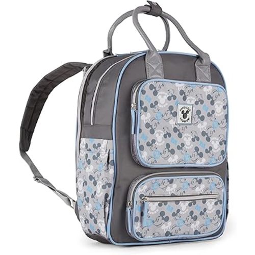Disney Cudlie Backpack Diaper Bag for Moms | Large Spacious Travel Diaper Backpack for Baby Boy and Girl | 16-Inches Height Multi-Functional Baby Bag with Cute Patterns