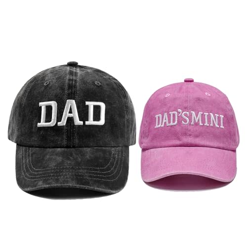 Cotton Mom and Dad Hats Adjustable