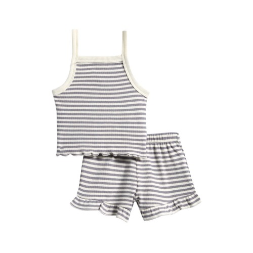Evie Stripe Tank & Shorts Set, 3-6M
