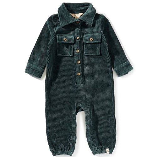 Burt's Bees Baby Long-Sleeve Corduroy Utility Jumpsuit