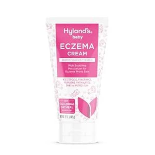 Hyland's Baby Eczema Cream, Soothing Moisturizer with Colloidal Oatmeal 5oz