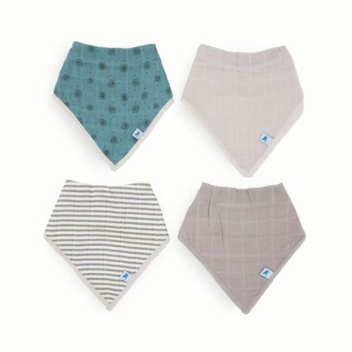 Little Unicorn Cotton Muslin with Fleece Bandana Bib