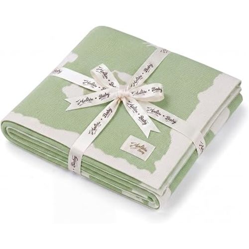 100% Cotton Baby Blanket Ultra Cozy Soft Newborn Swaddle for Boys and Girls