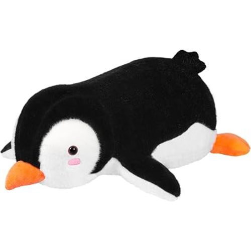 CSVBTRF Weighted Stuffed Animal, 4.2 lbs 19" Penguin Plush Hugging Pillow for Kids Gift - Penguin Stuffed Animal Gifts for Kids Boys and Girls