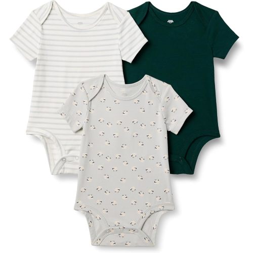 Amazon Essentials x Sofia Grainge Unisex Babies' Short Sleeve Crewneck Bodysuit