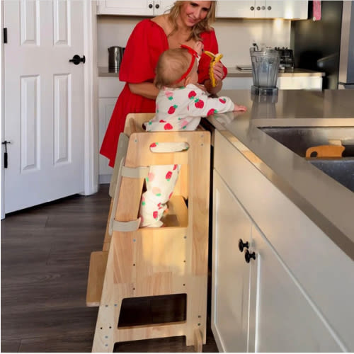 Montessori Toddler Kitchen Wooden Tower