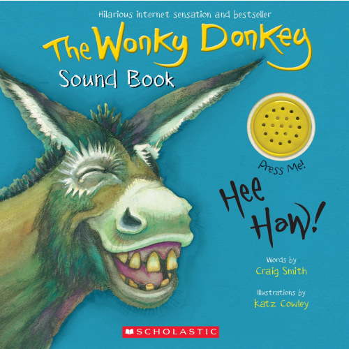 Craig Smith The Wonky Donkey Sound Book Board Book with Press Buttons for Laughing and Braying