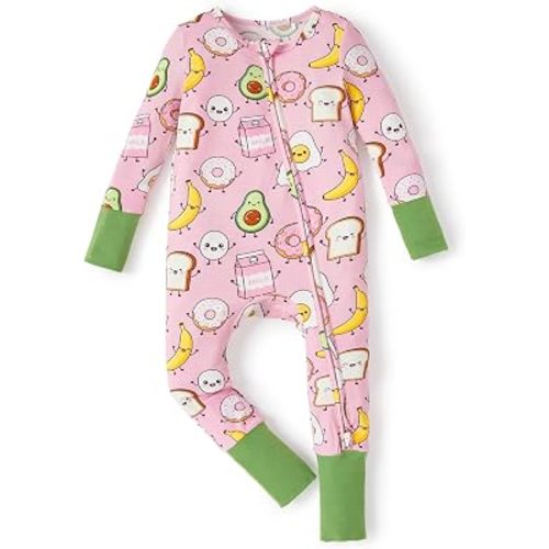 PATPAT Bamboo Viscose Baby Pajama, Romper N Footie, 0-24 Months