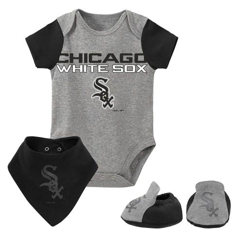 Chicago White Sox Newborn Lead Runner Bib Bootie & Creeper Set