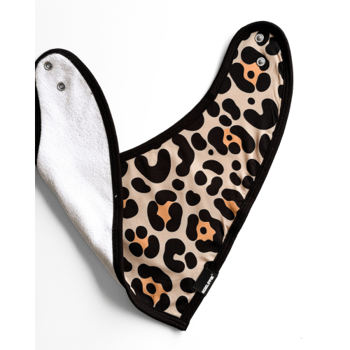 Bamboo Bandana Bib in Ava (Leopard)