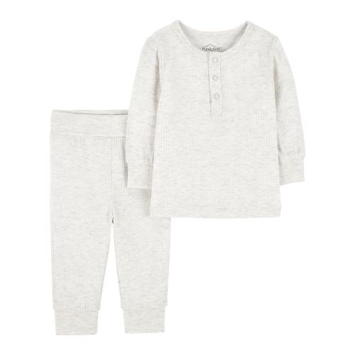 Baby Carter's 2-Piece PurelySoft Grey Outfit Set