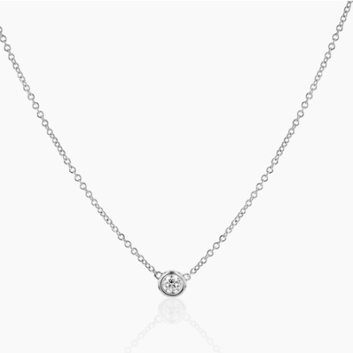 Kids Solitaire Diamond Necklace – Baby Gold