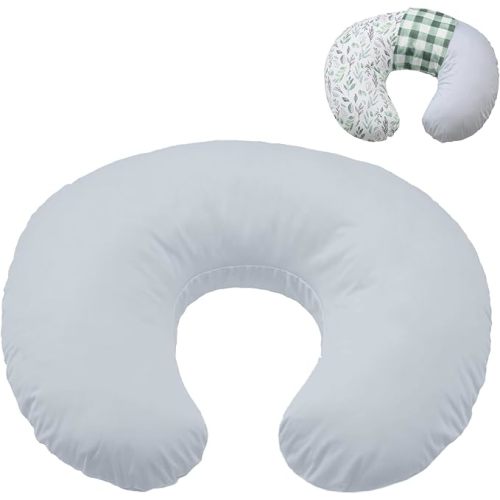 Winmany Baby Waterproof Nursing Pillow Cover Newborn Breastfeeding Pillowcase Soft Replaceable Slipcover for Boys and Girls