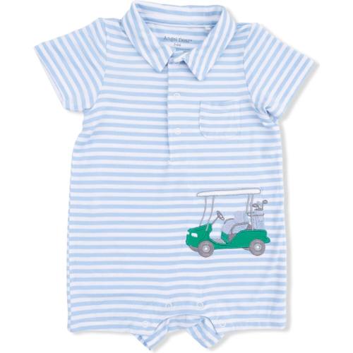 Striped Golf - Polo Shortie