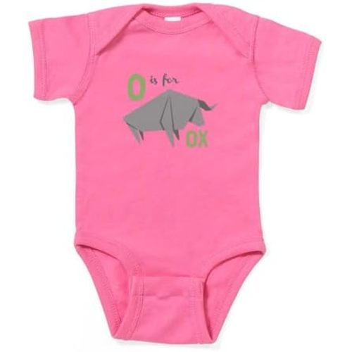CafePress O is for Ox Cute Infant Bodysuit Baby Romper