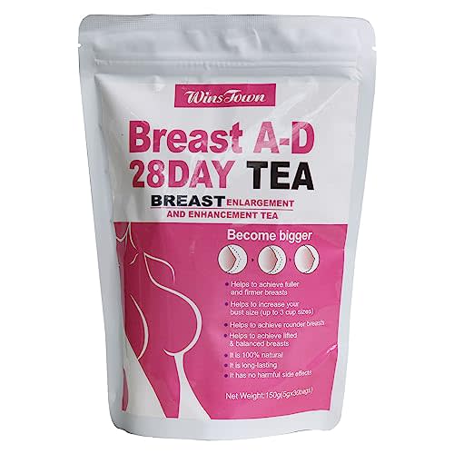AIHIYO Boobs Breast A-D 28 Days Tea, Nature Herbal Breast Enlargement and Enhancement Tea, 30 Tea bags