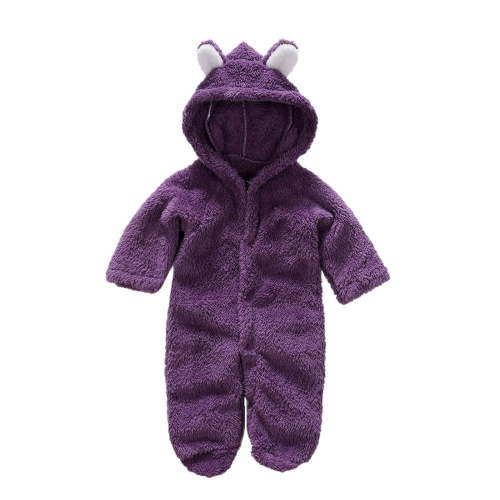Makaor Baby Snowsuit Newborn Fleece Bunting Cartoon Hooded Romper Jumpsuit Outfits for Girls Boys