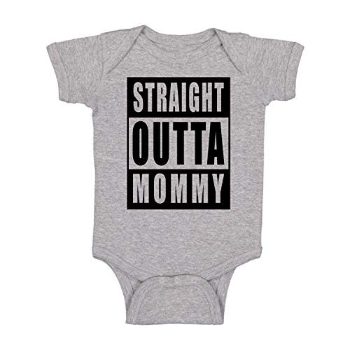 Straight Outta Mommy - Funny Baby Essentials Bodysuit - Newborn Boy Clothes Baby Girl Outfit