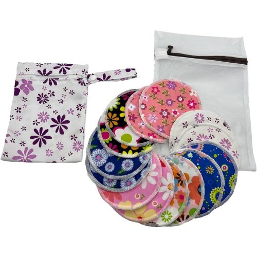 Reusable Nursing Pads 14 Pack,Washable Breast Pads