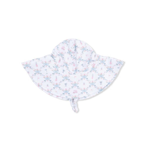 Wide Brim Sunhat, Golf Trellis Pink