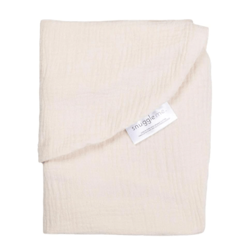 snuggle me Baby Lounger Muslin Curve Cover - Organic Cotton Fabric - Natural