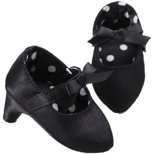 Newborn Baby Girls Princess Shoes with High Heels Bowknot Soft Sole Crib Shoes Infant Girl Photography Props