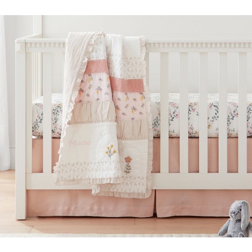 Mischa Blossom Baby Quilt | Pottery Barn Kids