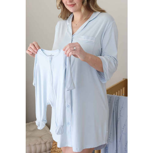 Labor & Delivery Nightgown | Baby Blue