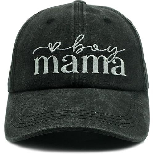 Boy Mama Baseball Caps Classic Adjustable Denim Dad Hat Snapback