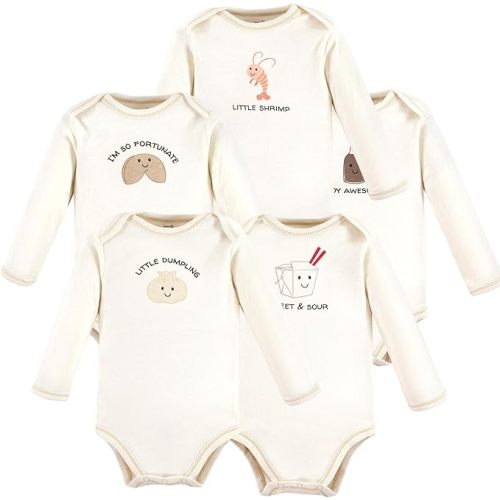 Luvable Friends Touched by Nature Long-Sleeve Bodysuits 5pk