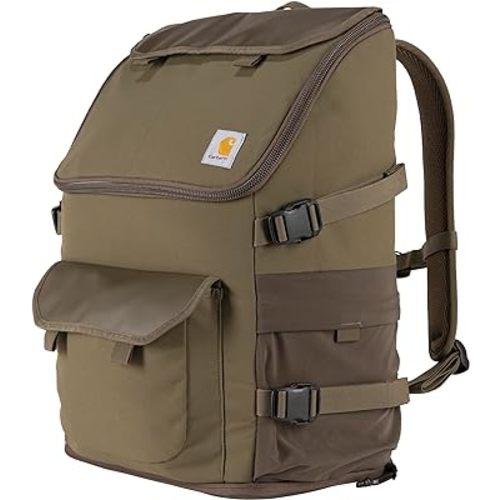 Carhartt 35L Nylon Workday Backpack, Durable Water-Resistant Pack with 15" Laptop Sleeve and Adjustable Shoulder Straps, Tarmac
